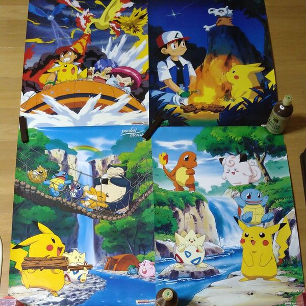 期間限定価格!【レア】ポケモンポスター4枚セットA
