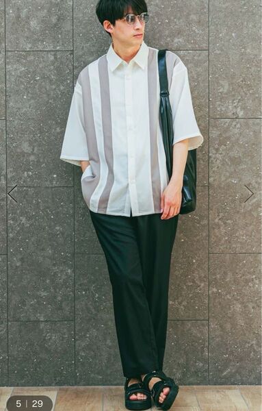 LAKOLE TRテーパードパンツ メンズ ブラック L
