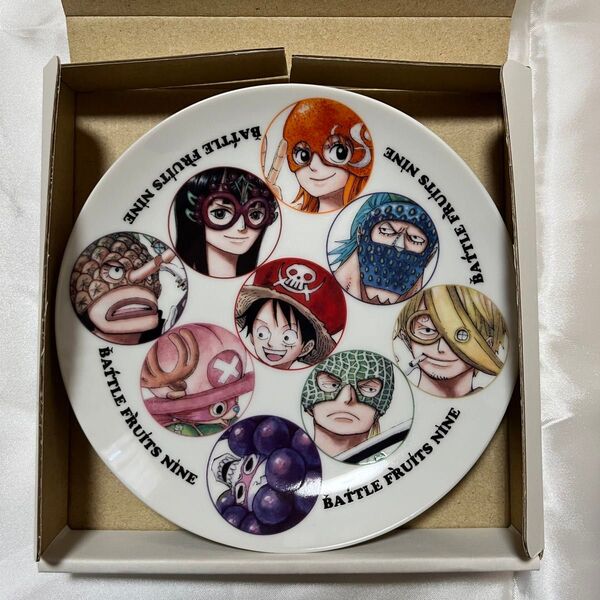 ONE PIECE 海賊プレート JF2011 バトルフルーツナイン ワンピース 麦わらの一味 お皿 食器