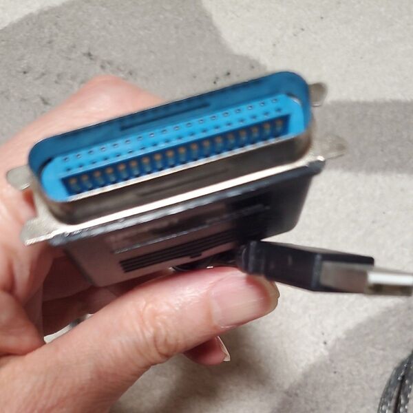 USBプリンタケーブル エレコム UCーPGT USB-セントロニクス アンフェノール36ピン(オス) 170cm