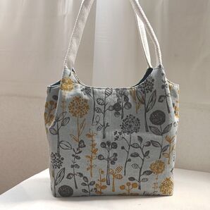 植物柄トートバッグ