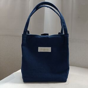ミニトートバッグ ネイビー