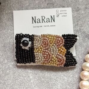 【SALE】115≫鯉のぼりのブローチ ハンドメイド