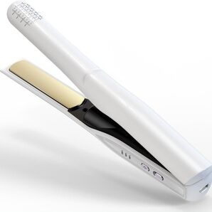 コードレス ヘアアイロン カール ストレート USB充電 急速 小型 イオン 白