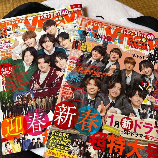TVnavi九州版 2024年・2025年2月号 2冊セット