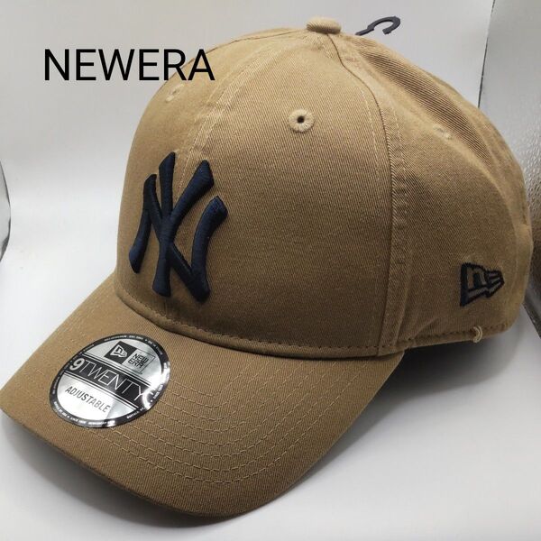 ◆9893 新品未使用 NEWERA ニューヨークヤンキース ブラウン ニューエラ