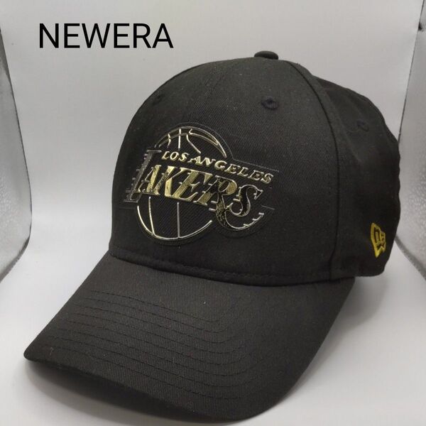 ◆9936 NEWERA ロサンゼルスレイカーズ ブラック アジャスタ キャップ