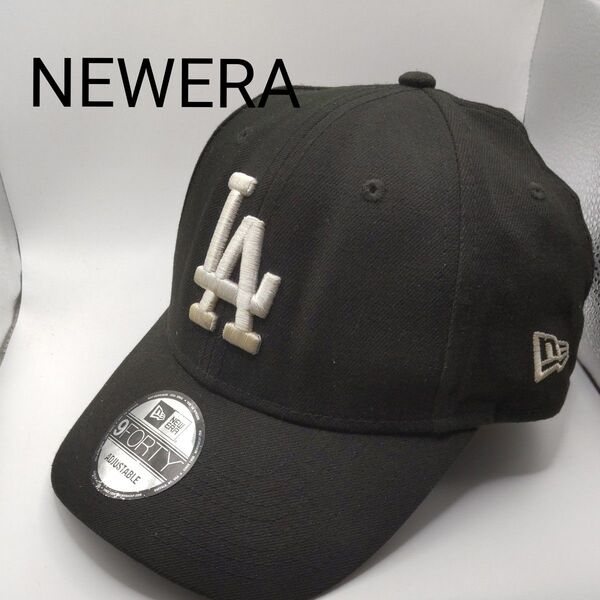 ◆9983 NEWERA ロサンゼルスドジャース ブラック アジャスタ ニューエラ