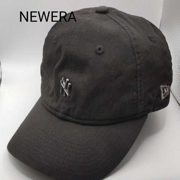 ◆9985 NEWERA ニューヨークヤンキース ブラック アジャスタ キャップ