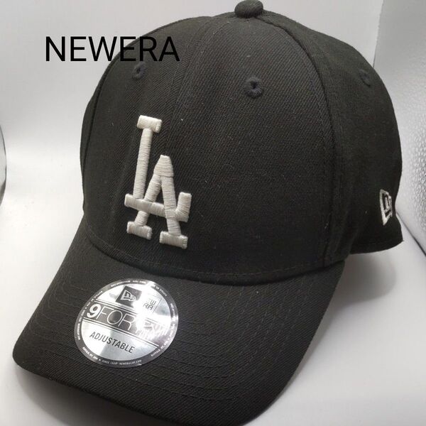 ◆9988 NEWERA ロサンゼルスドジャース ブラック ニューエラ キャップ
