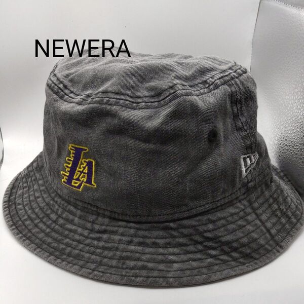 ◆52 NEWERA NBA ロサンゼルスレイカーズ グレー 帽子
