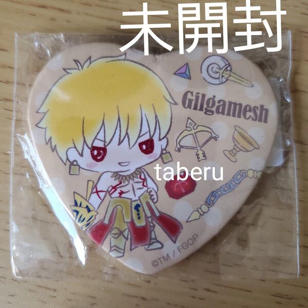 Fate FGO ×サンリオ ハート型缶バッジコレクション ギルガメッシュ