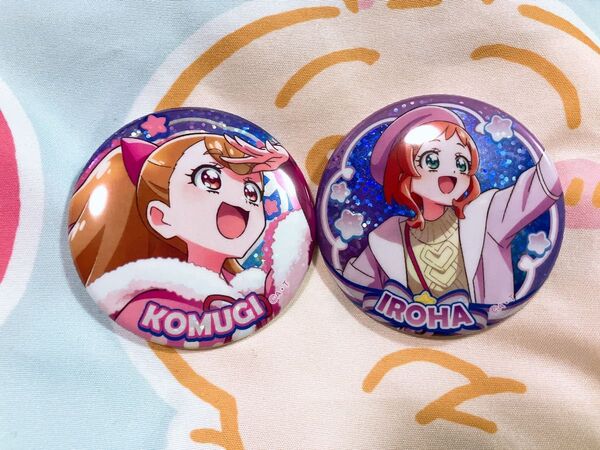 プリキュア ドリームステージ ドリステ スペシャルビジュアル ランダム缶バッジ 犬飼こむぎ いろは 2種