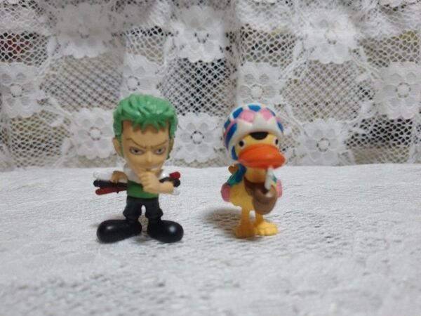 ワンピース ミニフィギュア ゾロ&カルー