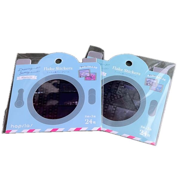 hapila! ハピラ フィルム風フレークシール クリア素材 DAISO