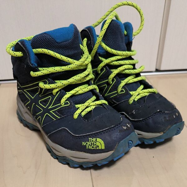 19cm THE NORTH FACE キッズ トレッキングシューズ ネイビー 子供
