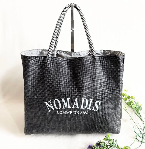 【美品】ノマディス サックメッシュ ワイド トートバッグ リバーシブル
