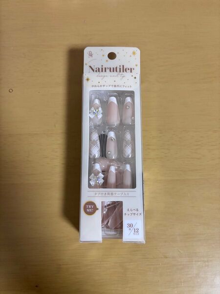 Nairutier ネイルチップ 30個入り ピンク