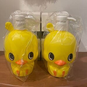 値下げ!チキンラーメンひよこちゃんポンプボトル2個セット イエロー