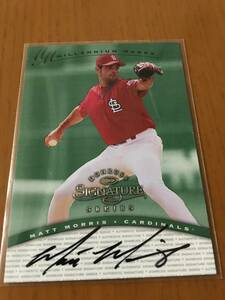 【Matt Morris】【元Cardinals/MLB通算121W】 1997 Donruss Signature Auto