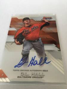 【現Brewers/D.L.Hall】2017 Bowman's Best Auto