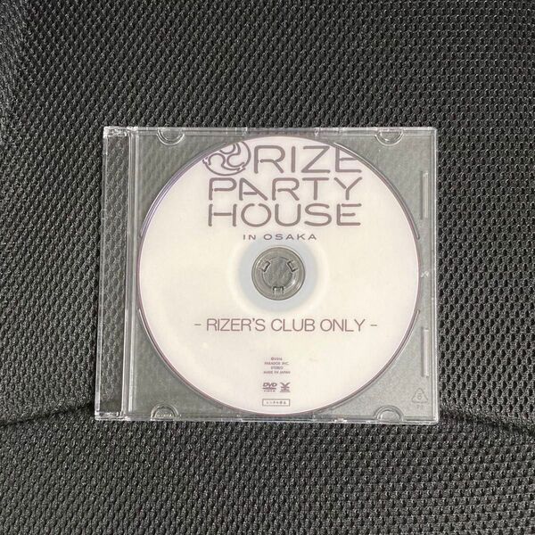 RIZE DVD PARTY HOUSE IN OSAKA RIZER'S CLUB ONLY ライズ The BONEZ