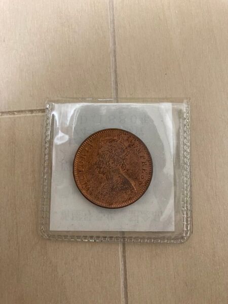 1880 英領インド ヴィクトリア女王 1/4 アンナ銅貨