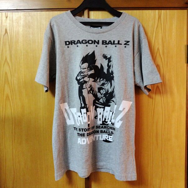新品 未使用】ドラゴンボールZ 孫悟空 ベジータ グレイ Tシャッ 半袖 M