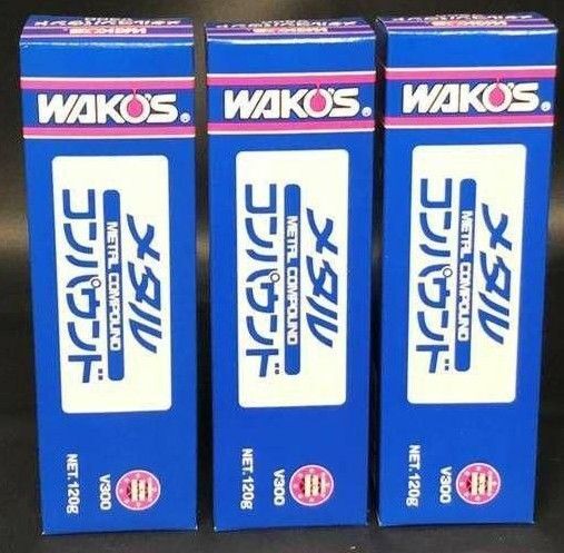 WAKO'S ワコーズ MTC メタルコンパウンド 万能金属用磨き剤 120g V300 3本セット