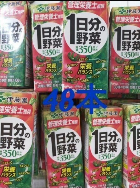 伊藤園 1日分の野菜 (紙パック) 200ml×48本