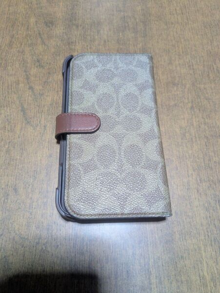 COACH手帳型ケース/iphone15Promax