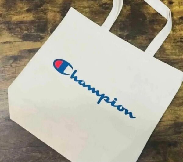 championトートバッグ 新品 未使用品 厚手 チャンピオン エコバッグ