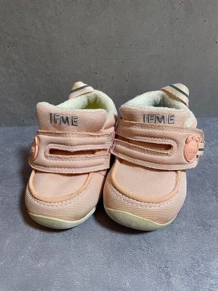 IFME イフミー 12cm ファーストシューズ スニーカー ピンク