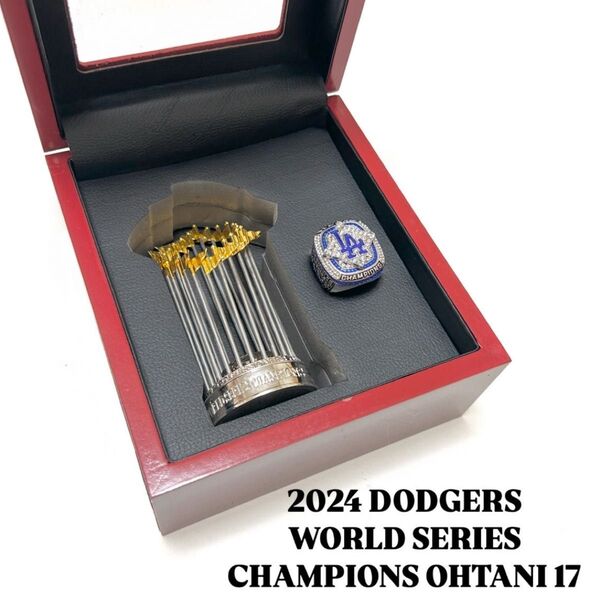 2024ロサンゼルス・ドジャース チャンピオン トロフィー リング 大谷翔平17