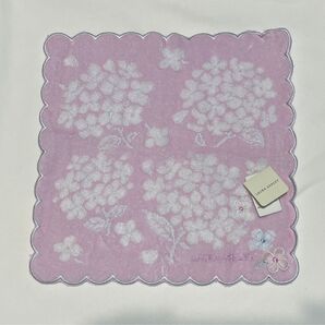 LAURA ASHLEY ローラアシュレイ ハンカチ 紫陽花 ピンク