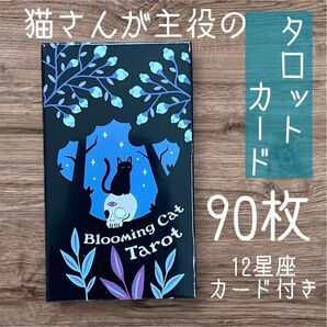 黒や白の猫さん 12星座のカード タロットカード 78枚 カラフル インテリア小物