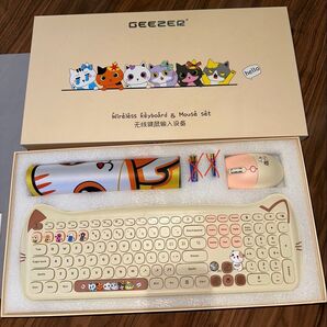 キーボード 超可愛い マウスセット