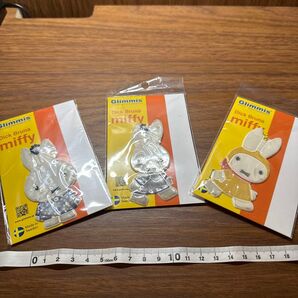 ミッフィー 反射板キーホルダー 3個セット glimmis