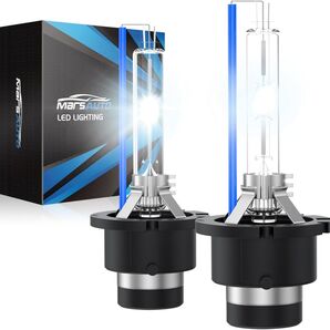 【最新】 HID 高性能ヘッドライト D4S 8000K バルブ 35W 省エネ 瞬間起動 加工不要 取説付き 2個セット 車検