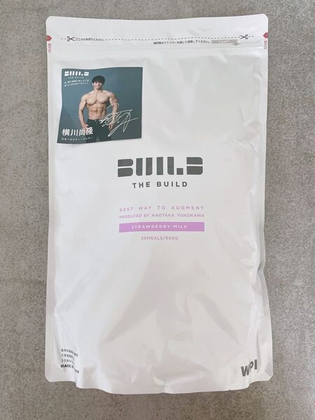 ※価格相談不可※THE BUILD WPI ストロベリー&ミルク 900g