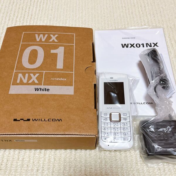 【新品未使用】ウィルコム WILLCOM WX01NX ホワイト