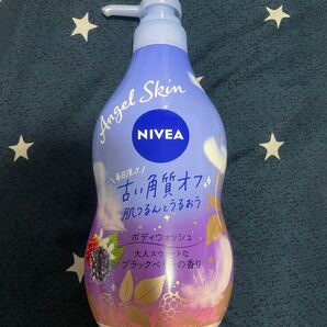 新品未使用 NIVEA ボディウォッシュ 大人スウィートなブラックベリーの香り