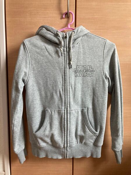 STAR WARS ジップアップパーカー グレー S UNIQLO ユニクロ