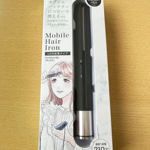 ドンキホーテ/USBモバイルヘアアイロン PT-PMI10 ブラック