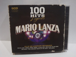 5枚組 CD　MARIO LANZA 100 HITS Legends　マリオ・ランツァ テノール歌手 俳優 アメリカ