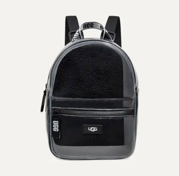 新品 UGG ダニー Ⅱ ミニ バックパック クリア リュック ブラック 黒