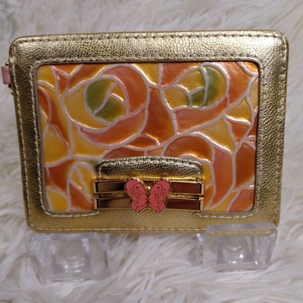 ANNASUI カードケース パスケース 定期入れ イエロー