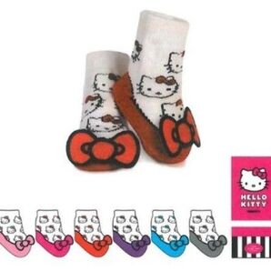新品 HELLOKITTY ベビーソックス 6足 まとめ売り TRUMPETTE 適応年齢 0~12ヶ月 プレゼント 出産祝いにも