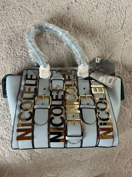 新品 NICOLE lee ロゴデザイン ハンドバッグ