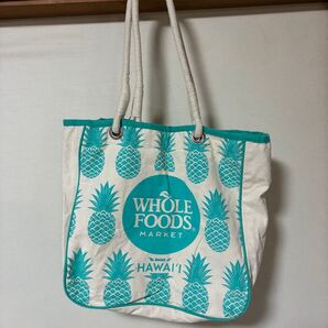WHOLE FOODS MARKET HAWAII トートバッグ パイナップル柄